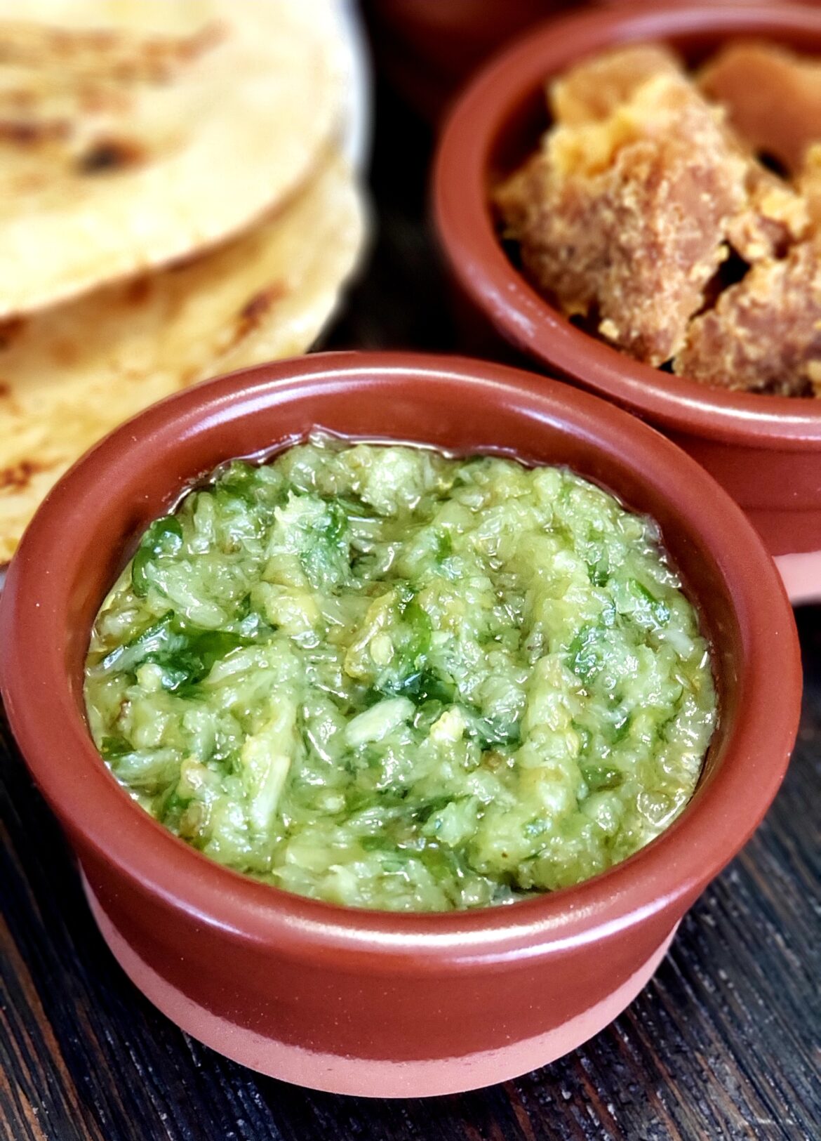 Lasan Marcha Thechu / Spicy Green Chilli Garlic Mix